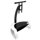 ТБ-тумби, стійки під телевізор/апаратуру Norstone-design galby white-black ТБ-тумби, стійки під телевізор/апаратуру Norstone-design galby white-black