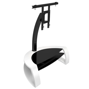 ТБ-тумби, стійки під телевізор/апаратуру Norstone-design galby white-black