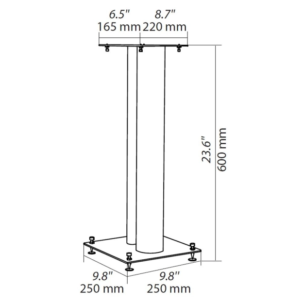 Стійки під акустику NorStone Stylum 2 silver