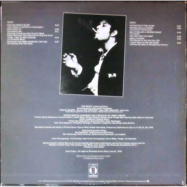 Вініловий диск LP Tom Waits: Small Change - Hq