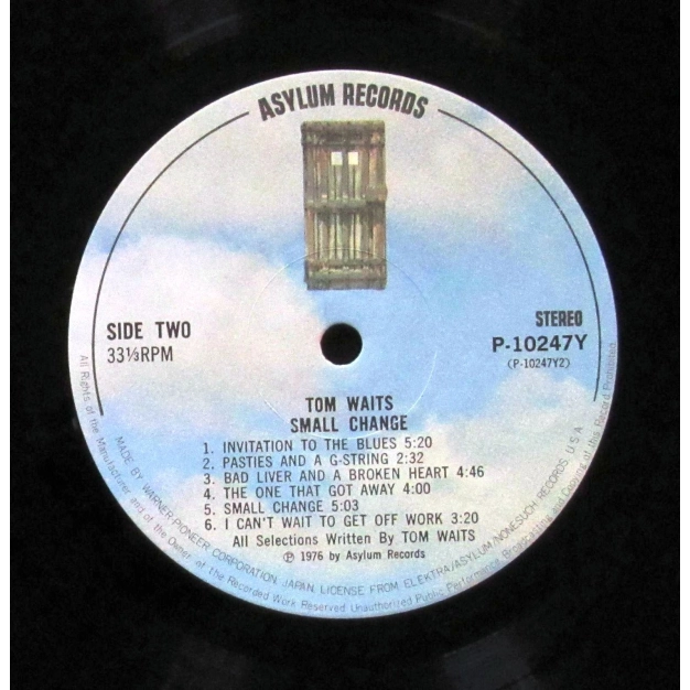 Вініловий диск LP Tom Waits: Small Change - Hq
