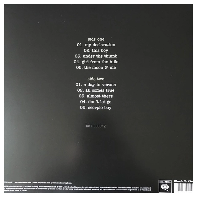 Вініловий диск LP Tom Baxter: Feather & Stone - Clrd (180g)