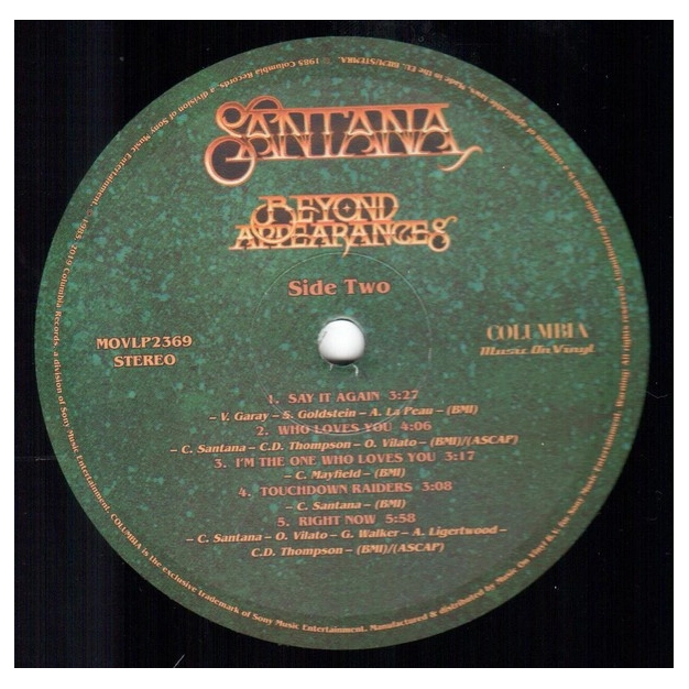 Вініловий диск LP Santana: Beyond Appearances-Hq (180g)