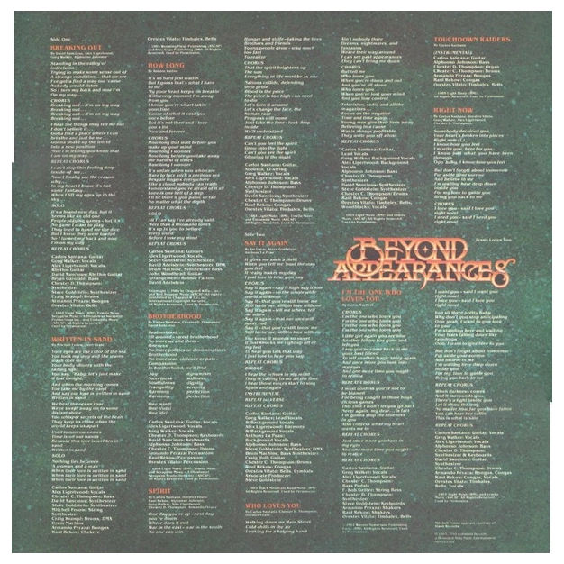 Вініловий диск LP Santana: Beyond Appearances-Hq (180g)