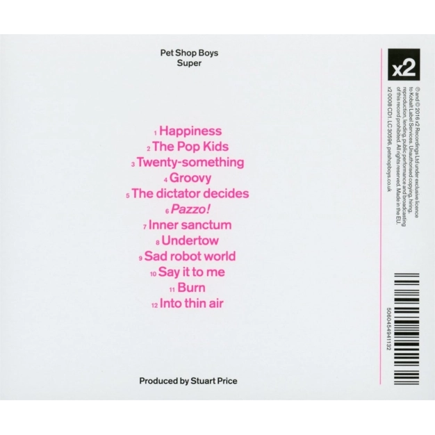 Вініловий диск LP Pet Shop Boys: Super