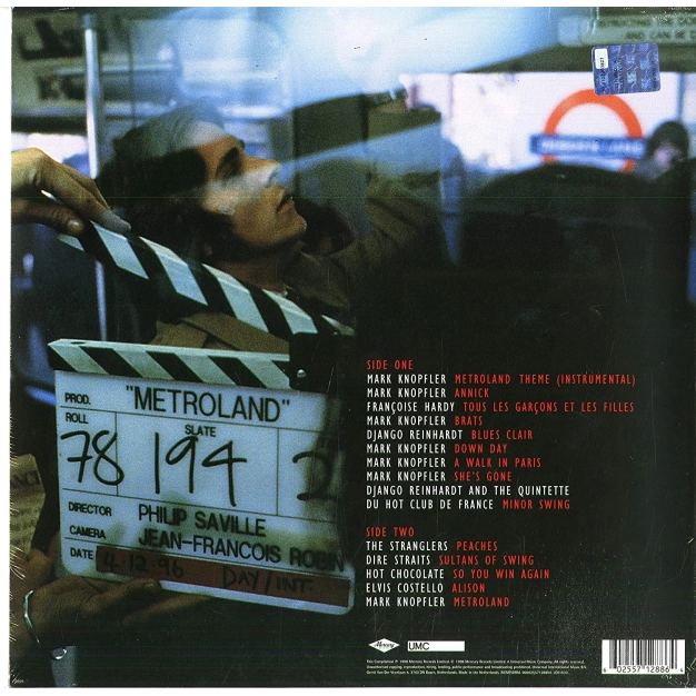 Вініловий диск LP Mark Knopfler: Metroland - RSD (180g) Вініловий диск LP Mark Knopfler: Metroland - RSD (180g)