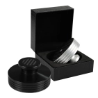 Притиск (клемп) для пластинок LP Goka GK-R22B Black Carbon Fiber Aluminum Record Stabilizer Притиск (клемп) для пластинок LP Goka GK-R22B Black Carbon Fiber Aluminum Record Stabilizer