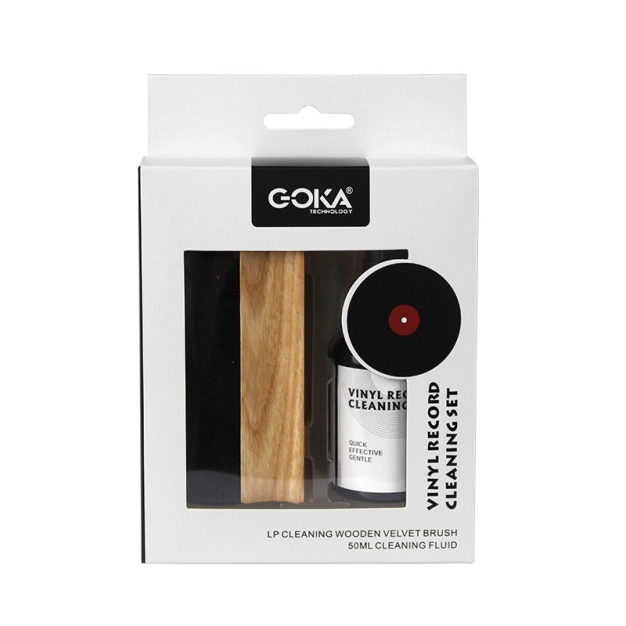 Набір для чищення вінілових пластинок Goka GK-R46 Ash wooden brush record cleaning care kit(2in1) Набір для чищення вінілових пластинок Goka GK-R46 Ash wooden brush record cleaning care kit(2in1)