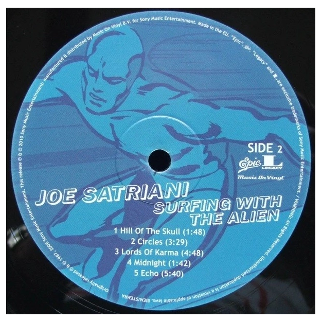 Вініловий диск LP Joe Satriani: Surfing With The Alien