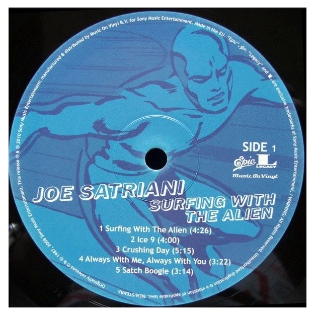 Вініловий диск LP Joe Satriani: Surfing With The Alien