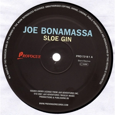 Вініловий диск LP Joe Bonamassa: Sloe Gin - Hq/Ltd (180g)