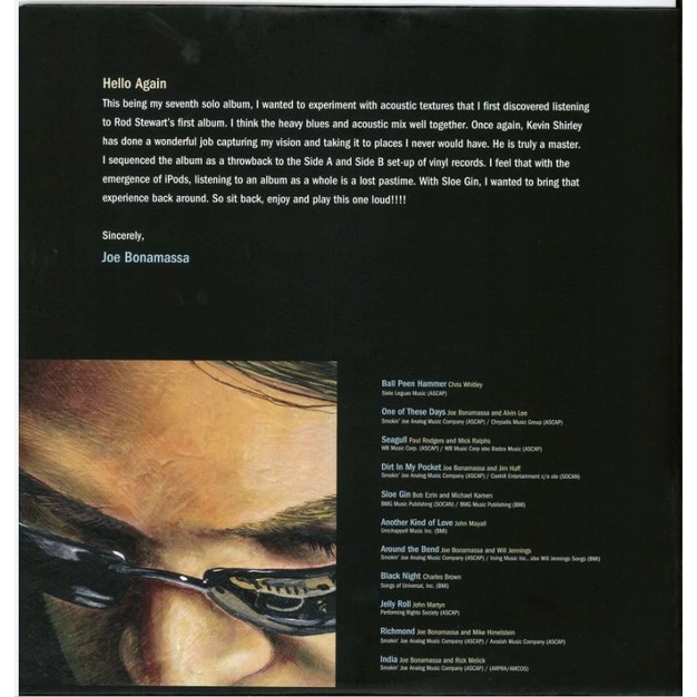 Вініловий диск LP Joe Bonamassa: Sloe Gin - Hq/Ltd (180g)