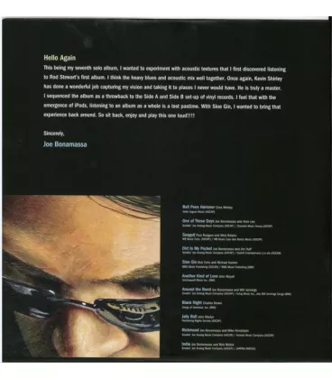 Вініловий диск LP Joe Bonamassa: Sloe Gin - Hq/Ltd (180g)