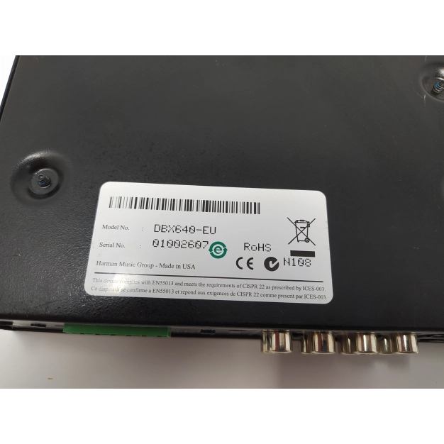 Акустичний процесор DBX 640 Акустичний процесор DBX 640