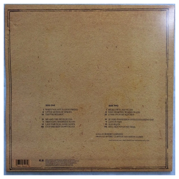Вініловий диск Eric Clapton: Me And Mr. Johnson