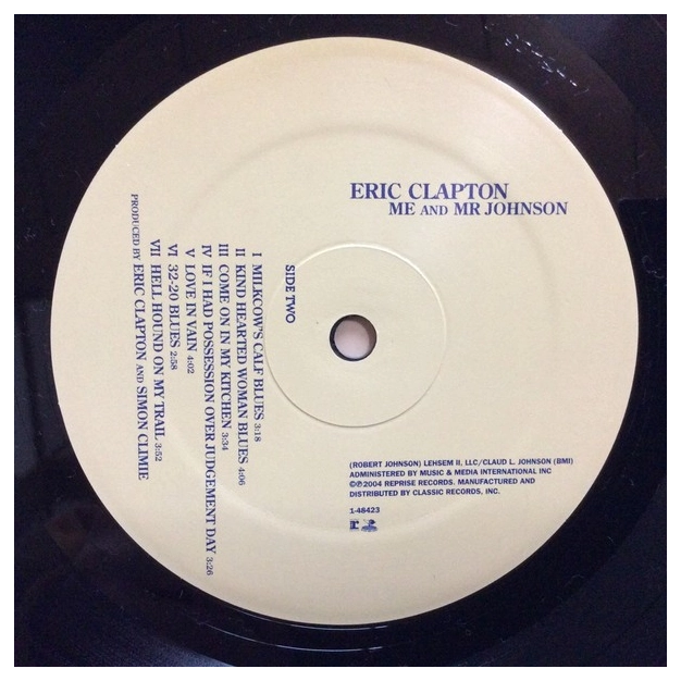 Вініловий диск Eric Clapton: Me And Mr. Johnson