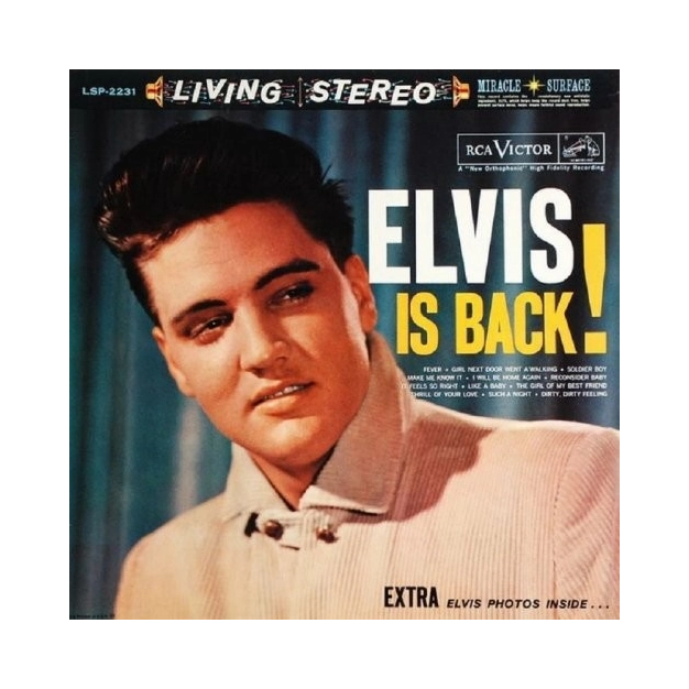 Вініловий диск LP Elvis Presley: Elvis Is Back! - Hq