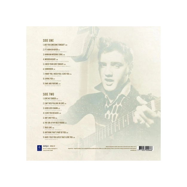 Вініловий диск Elvis Presley: Elvis In Love