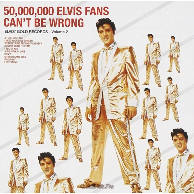 Вініловий диск Elvis Presley: 50,000,000 Elvis Fans Can't Be Wrong