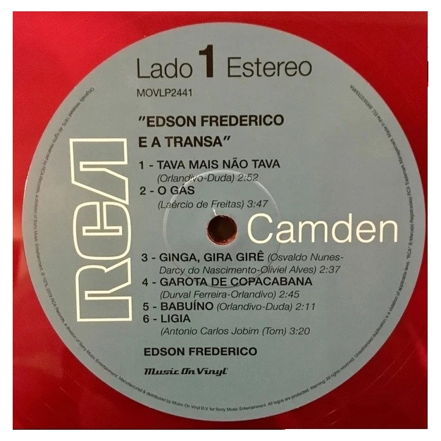 Вініловий диск LP Edson Frederico: Edson Frederico - Coloured (180g)