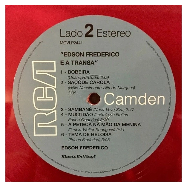 Вініловий диск LP Edson Frederico: Edson Frederico - Coloured (180g)