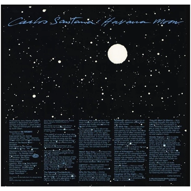 Вініловий диск LP Carlos Santana: Havana Moon