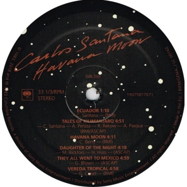 Вініловий диск LP Carlos Santana: Havana Moon