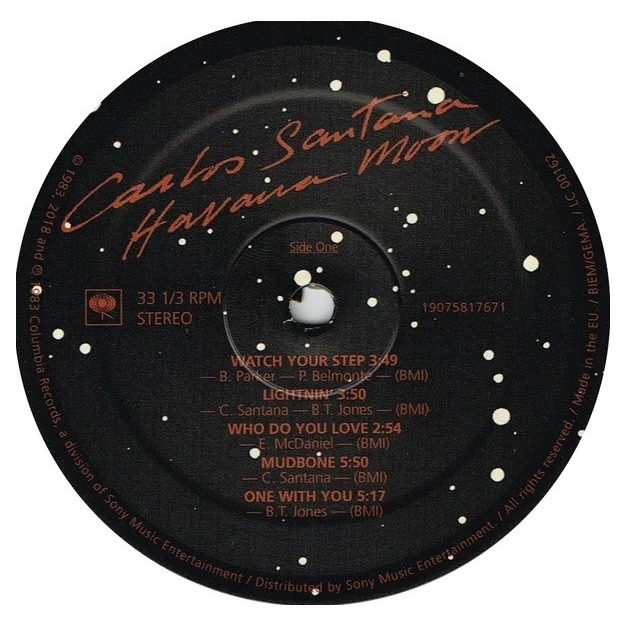 Вініловий диск LP Carlos Santana: Havana Moon