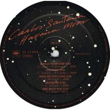 Вініловий диск LP Carlos Santana: Havana Moon