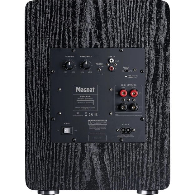 Активний сабвуфер Magnat Alpha RS 8 black Активний сабвуфер Magnat Alpha RS 8 black