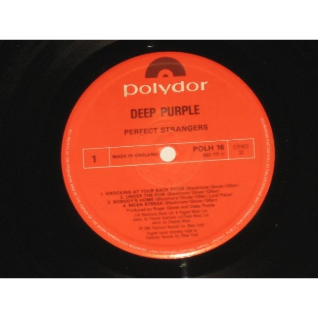 Вініловий диск Deep Purple: Perfect Strangers - Hq Вініловий диск Deep Purple: Perfect Strangers - Hq
