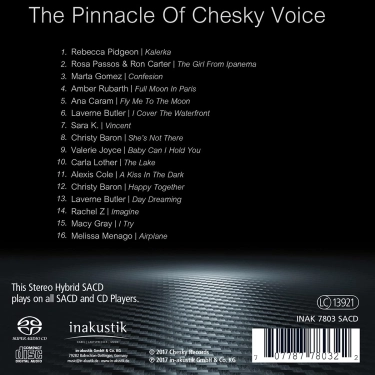 SACD диск Various: The Pinnacle Of Chesky Voice (SACD Hybrid)