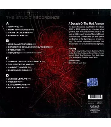 Вініловий диск LP Schenker, Michael: A Decade (Studio)