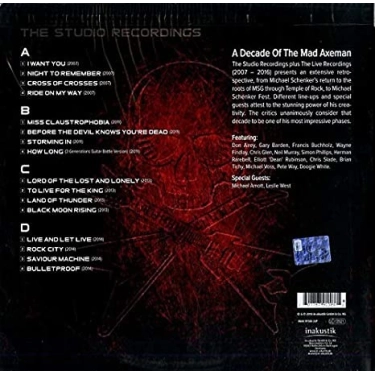Вініловий диск LP Schenker, Michael: A Decade (Studio)