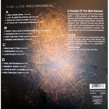 Вініловий диск LP Schenker, Michael: A Decade (Live)