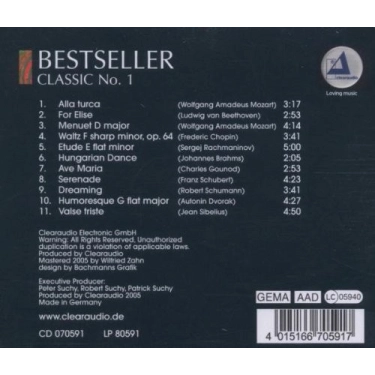 Вінілова платівка Clearaudio - Bestseller Classic No. 1 LP 80591