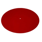 Антистатичний мат Turntable Platter wool Mat 11.8 inchs Red