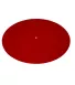 Антистатичний мат Turntable Platter wool Mat 11.8 inchs Red