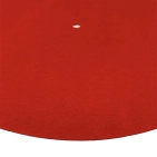 Антистатичний мат Turntable Platter wool Mat 11.8 inchs Red