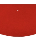 Антистатичний мат Turntable Platter wool Mat 11.8 inchs Red