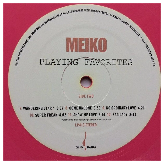 Вініловий диск LP Meiko: Playing Favorites