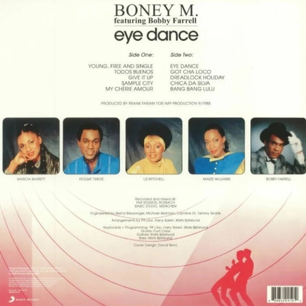 Вініловий диск LP Boney М.: Eye Dance Вініловий диск LP Boney М.: Eye Dance