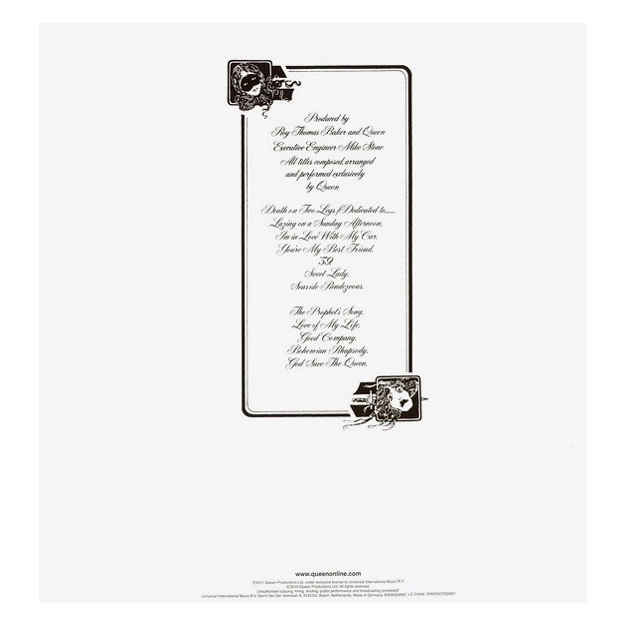 Вініловий диск LP Queen: A Night At The Opera - Hq