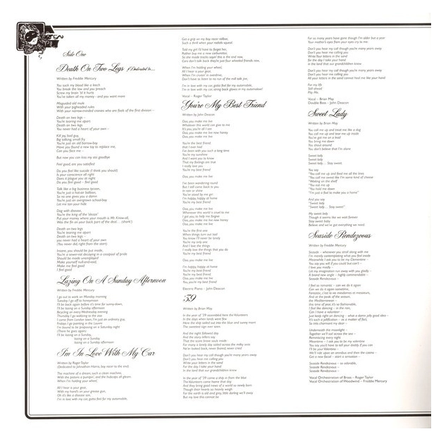 Вініловий диск LP Queen: A Night At The Opera - Hq