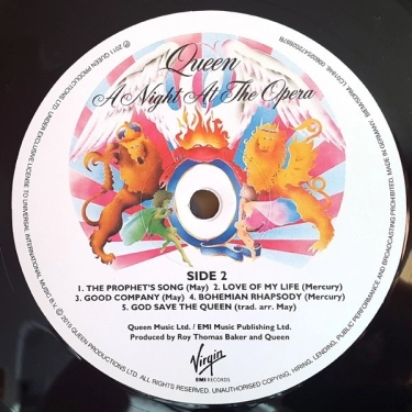 Вініловий диск LP Queen: A Night At The Opera - Hq