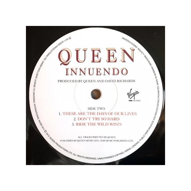 Вініловий диск 2LP Queen: Innuendo - Hq/Ltd Вініловий диск 2LP Queen: Innuendo - Hq/Ltd
