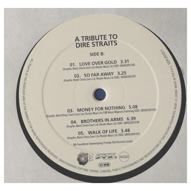 Вініловий диск LP Dire Straits Trib: Sultans Of Swing Вініловий диск LP Dire Straits Trib: Sultans Of Swing