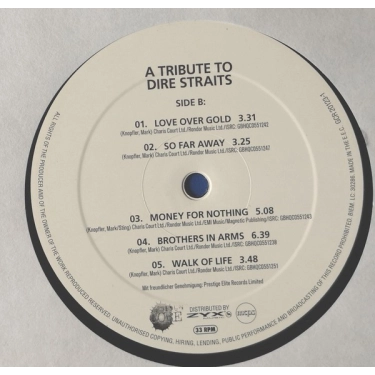 Вініловий диск LP Dire Straits Trib: Sultans Of Swing