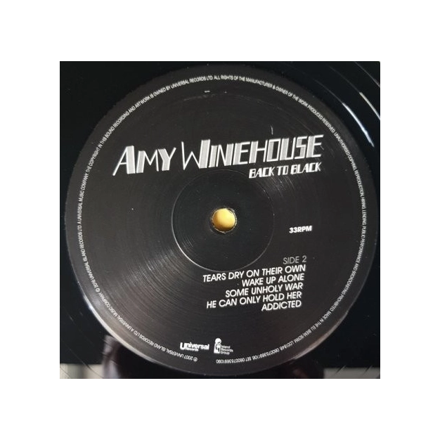 Вініловий диск LP Amy Winehouse: Back To Black Вініловий диск LP Amy Winehouse: Back To Black
