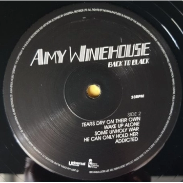 Вініловий диск LP Amy Winehouse: Back To Black